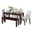Gardners 6 - Person Rubberwood Dining Set-20641331