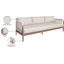 Canapé réversible de 88 po de largeur avec coussins Maui-1672524498