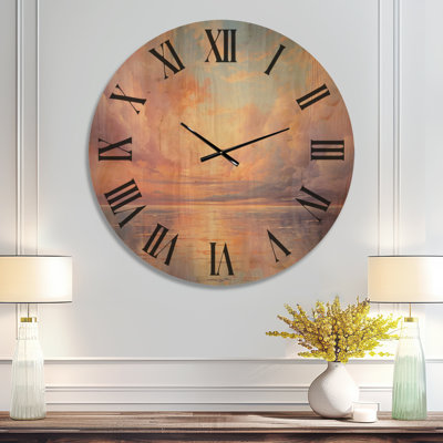Horloge murale Sunset