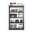 72"H  5 Tier Metal Shelves For Storage Garage Shelving 2000LBS Heavy Duty Storage Shelves Adjustable Garage Shelf