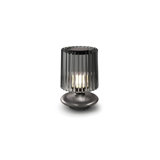 Tread Table Lamp Smoky Transparent Matt Copper 1 E12 Ul