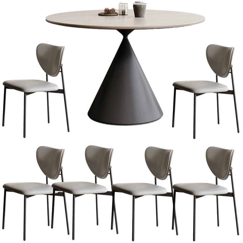 Simple fashion round dining table sets