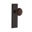 New York Plate with Brown Porcelain Door Knob-1634839066