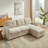 90.9'' L-Shaped Pull-Out Sofa Bed-624163971