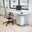 Bureau à hauteur réglable avec rangement REVOH-896557300-896557297