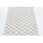 Tapis de couloir beige / gris sur mesure 1 pi 10 po x 7 pi