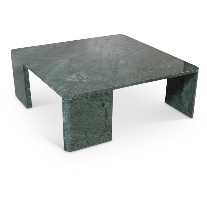 Table basse Livorno, Marbre vert