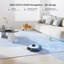 Robot Aspirateur et Vadrouille Combo Auto-Vide Dock 4500Pa Puissant contrôle des applications