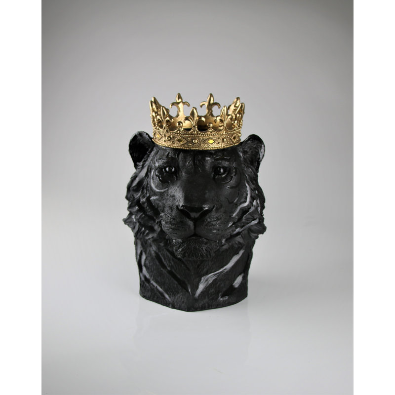 Shali Abstract Figurines & Sculptures, Black/Gold