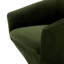 Fauteuil demi-tonneau pivotant en velours Elexi-929657895