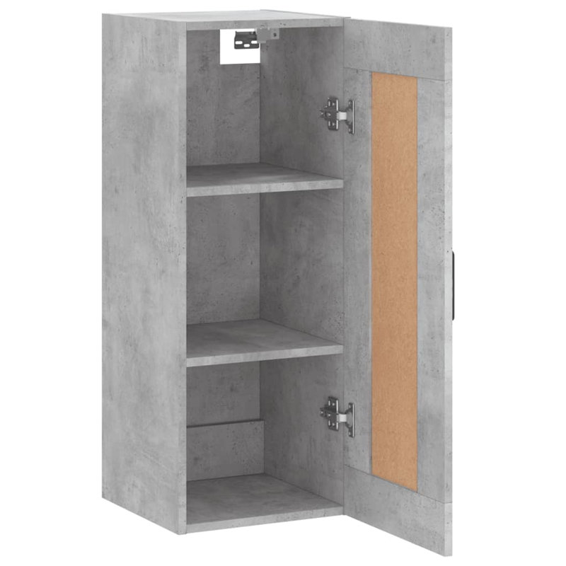 Mehrunisha Bathroom Cabinet, Concrete Grey