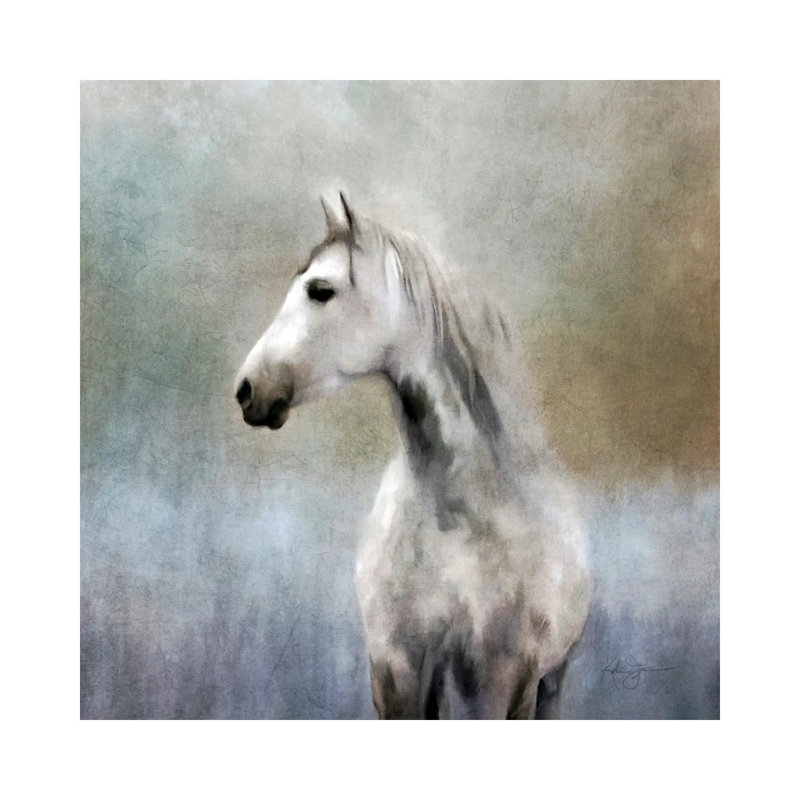 Dapple Grey by Katrina Jones - Wrapped Canvas Painting, 30.48 cm H x 30.48 cm W