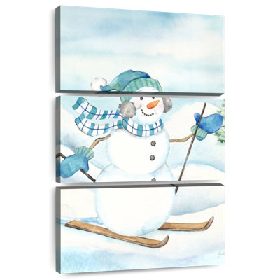 Lelend Let It Snow Blue Snowman III