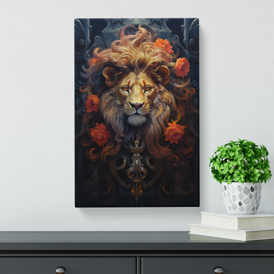 Lion Baroque Art - No Frame Print
