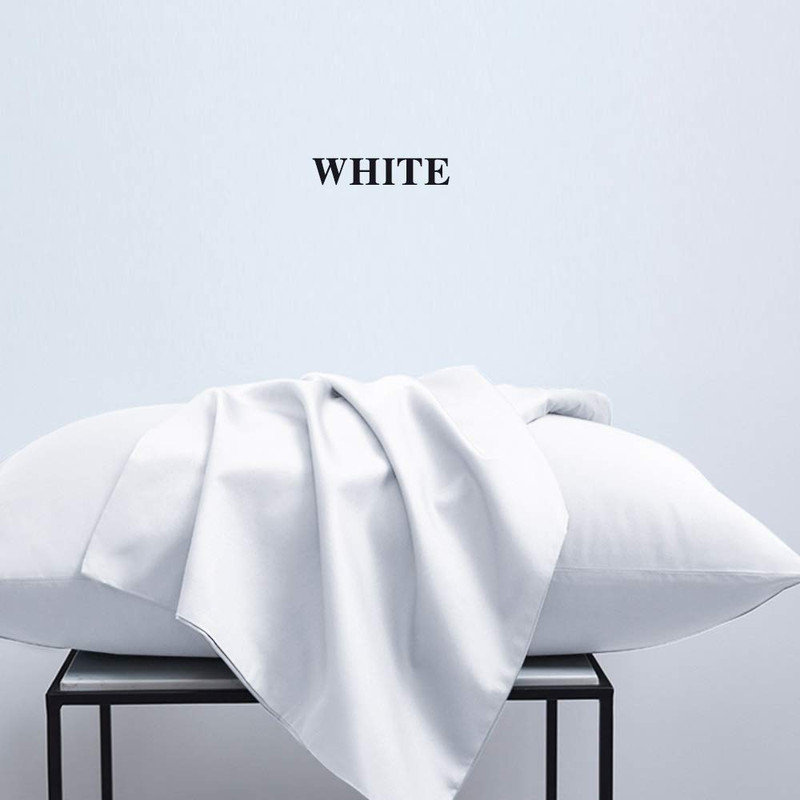 Easy Care Brushed Microfiber Pillow Case Microfiber Polyester Pillowcase With Envelope Closure By Lotechicw, White