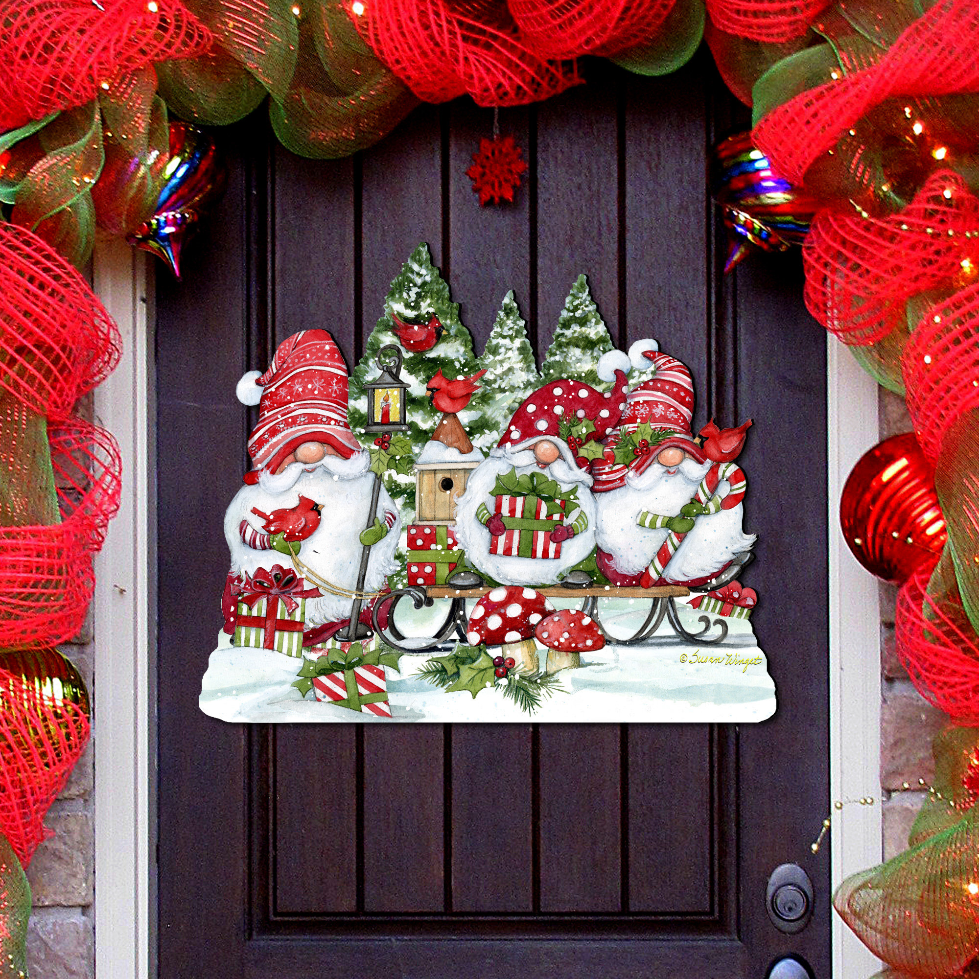 Dish Towel & Wash Cloth Neighbor Christmas Gift Idea - Saving Cent by Cent