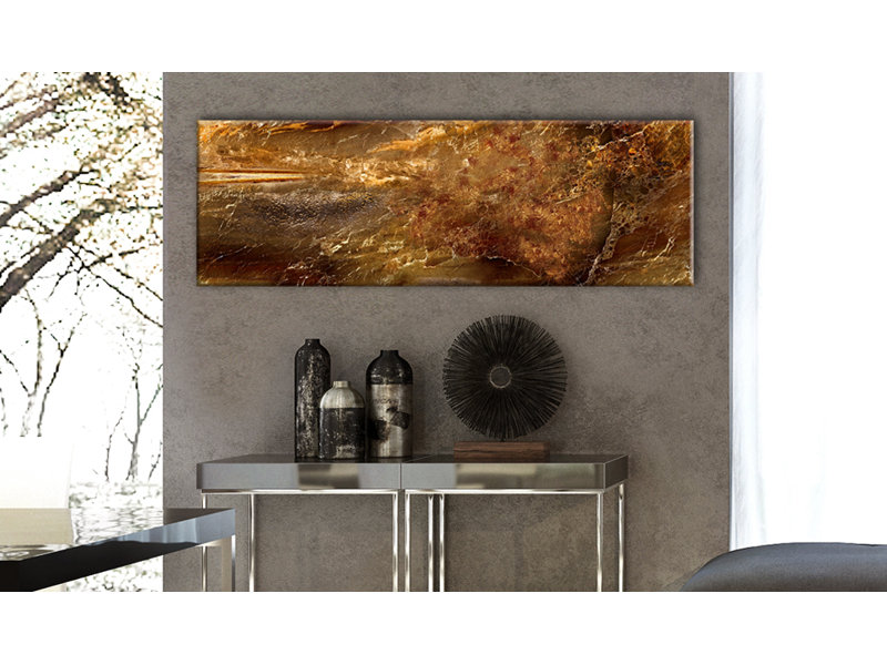Golden Citadel - impression sur toile tendue, H 16 po x l 47 po x P 1 po