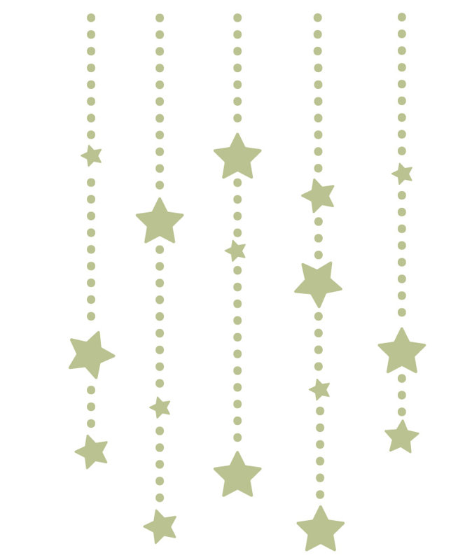 Abstract Non-Wall Damaging Wall Decal, Celadon, 36" H x 24" W x 0.01" D