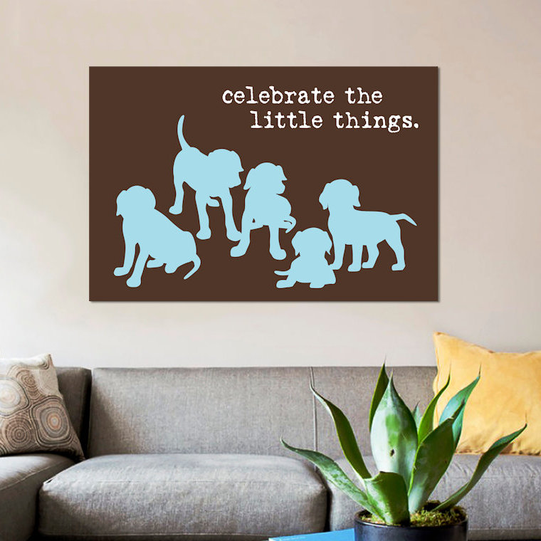 «Little Things», impression sur toile, H 18 po x l 26 po x P 1,5 po, Toile tendue, Pas de tapis