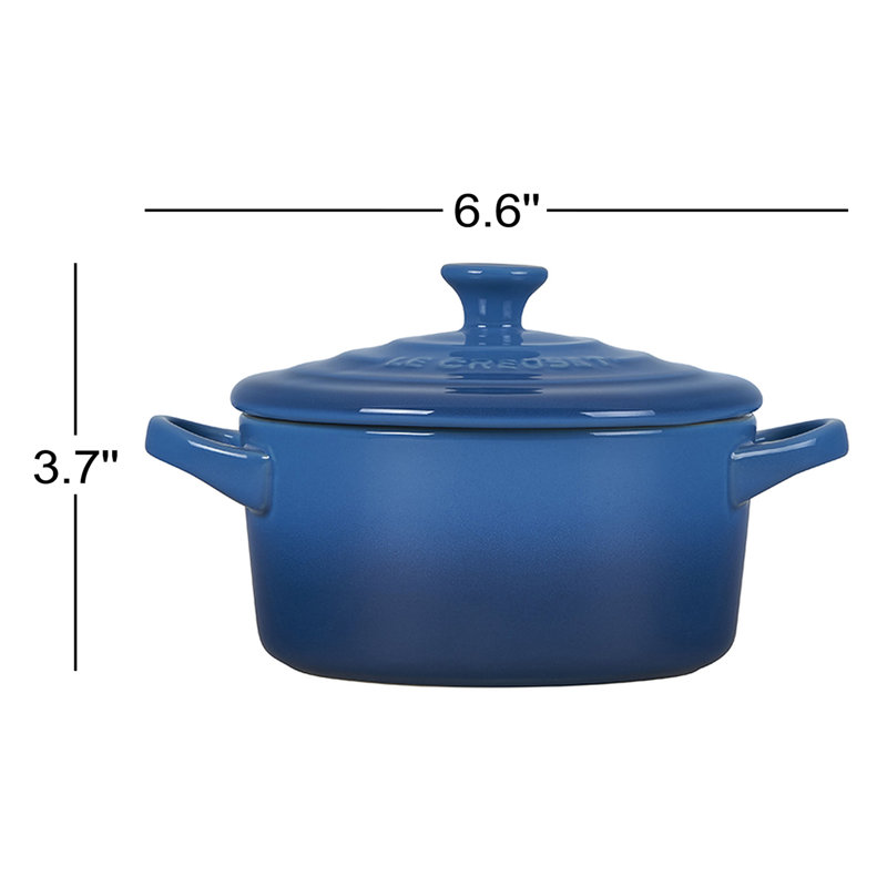 Le Creuset Stoneware Mini Round Cocotte, 14oz., Marseille
