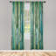 Paire de rideaux 2 panneaux East Urban Home Jungle-875224357