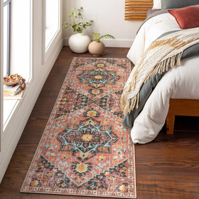 Persian Odyssey Area Rug – Luxe Textured Accent with Non-Slip Backing