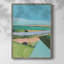 «Bright Coloured Countryside I», reproduction encadrée - bois massif-1710460788