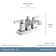 Double Handle Deck Mounted Roman Tub Faucet