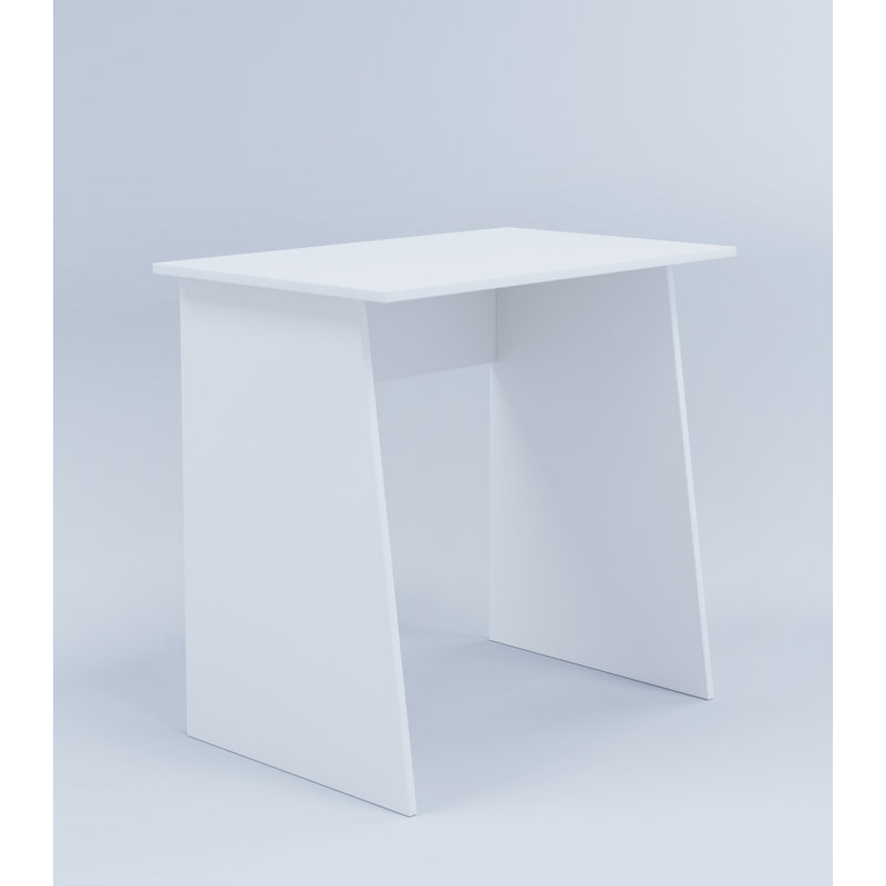 Masola Desk Shell, White, 74 cm H x 80 cm W x 50 cm D