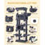 Cat Tree for Indoor Cats, Large Tall Cat Tower, Multi-Level Cats House with Condo, 8 Scratching Posts, Hammock, 4 Pom Poms-1526342311-1526342316