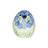 3-Piece Hand-Painted Stoneware Bird Figurines