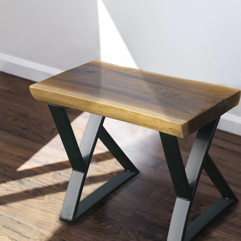 Bigler Outdoor Bench, 18" H x 19.5" W x 13.8" D
