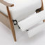 Fauteuil inclinable à accoudoirs en bois-424865032