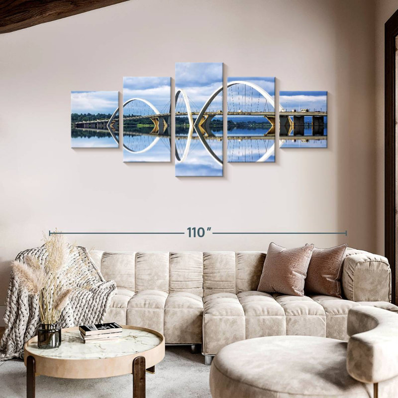 JK Arch Bridge, 42" H x 92" W