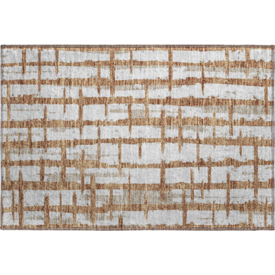 Premium Machine Washable Prisco Paprika Rug