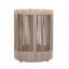 Table d'appoint d'extérieur en corde de rotin et bois d'acacia-682568940