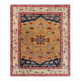 One-of-a-Kind 7'10”x9'10” Hand Knotted Area Rug