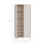 Bopha 192.6 cm H x 84.4 cm W Bookcase