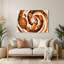 Desserts Gingersnaps, art mural en métal brun-11772348