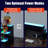 LED Lighted Liquor Bottle Display Shelf, Wall Mounted Lighted Liquor Bottle Shelf With Remote & App Control