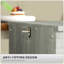 Classeur rustique gris clair avec 2 tiroirs-899179344