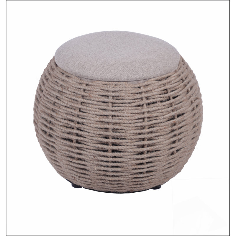 Woven Ottoman Comfortable choice, multiple functions, classic design, and cozy corners with Storage,