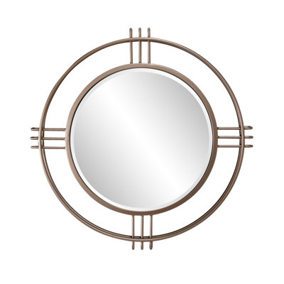 Maddock Metal Round Mirror