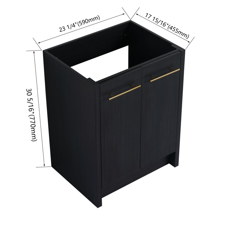 23.25'' Single Bathroom Vanity Base Only