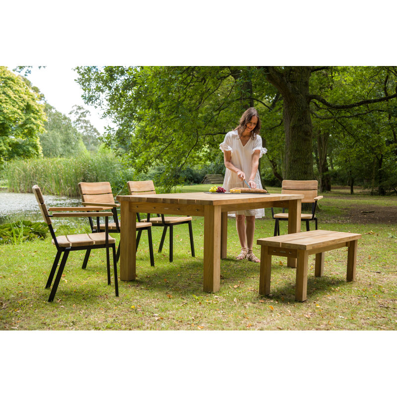 Titan Dining Table, 30" H x 71" W x 39" D