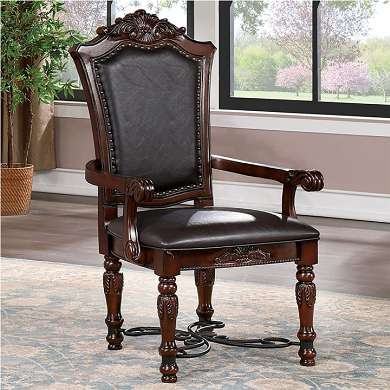 Chaise de salle à manger avec accoudoirs Lindisay