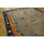 Tapis chinois à motif floral antique gris