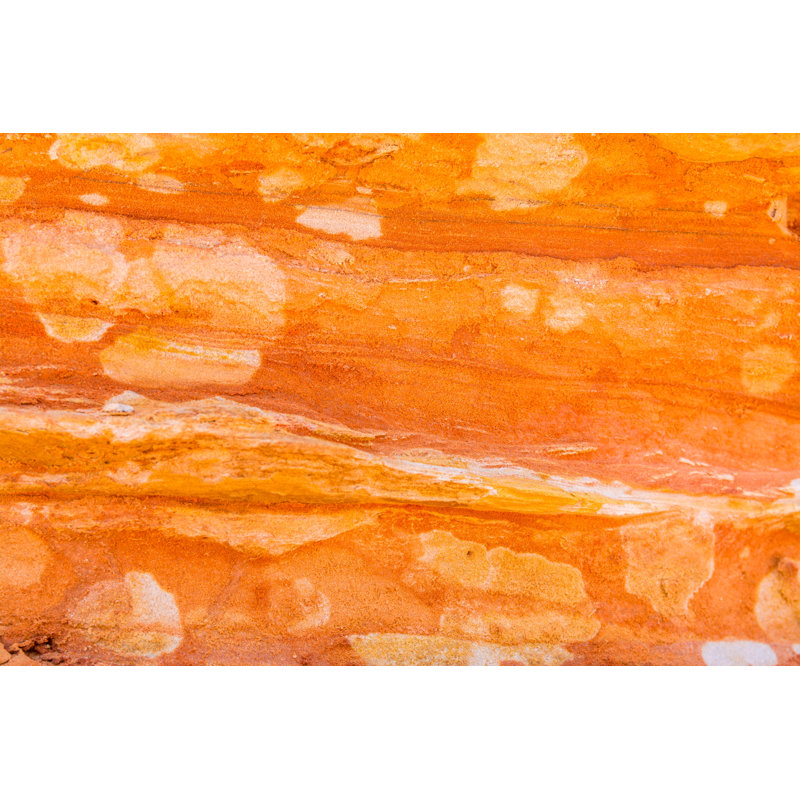Sandstone Wall At Broome Coastline - Wrapped Canvas Painting, 30cm H x 46cm W x 3.8cm D