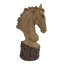 Raphael HORSE HEAD 36cm Carved Wood Effect