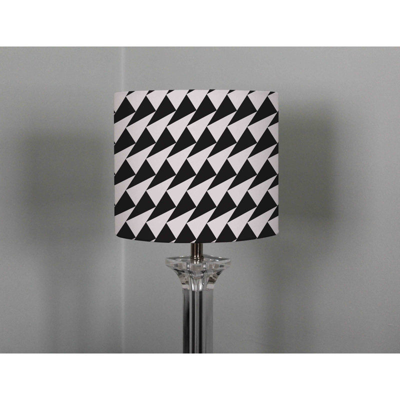 Cotton Drum Lamp Shade ( Uno ), 22cm H x 25cm W x 25cm D